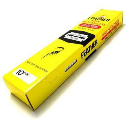 ' Feather 'Double Edge Razor Blades (Packs of 10)