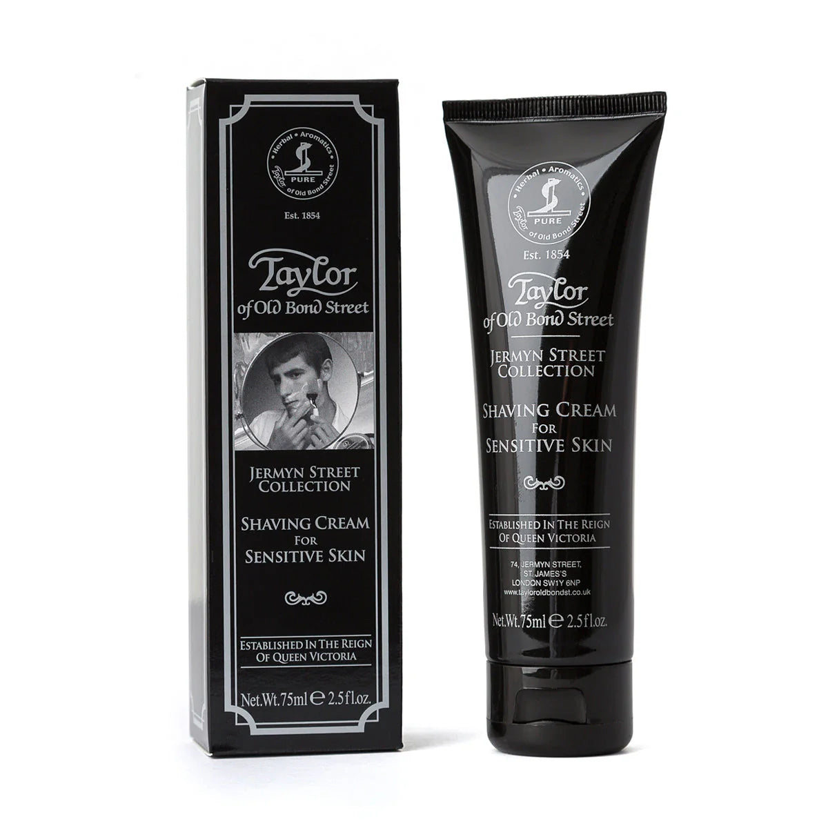 Jermyn St for Sensitive Skin ~ Shaving Cream Tube 75ml