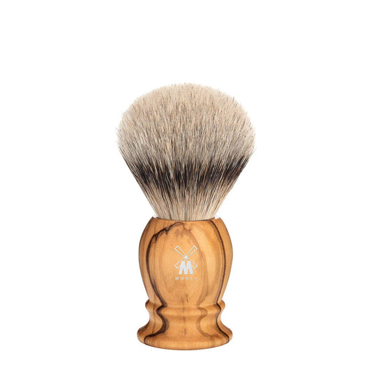 MÜHLE CLASSIC Olive Wood Silvertip Badger Shaving Brush