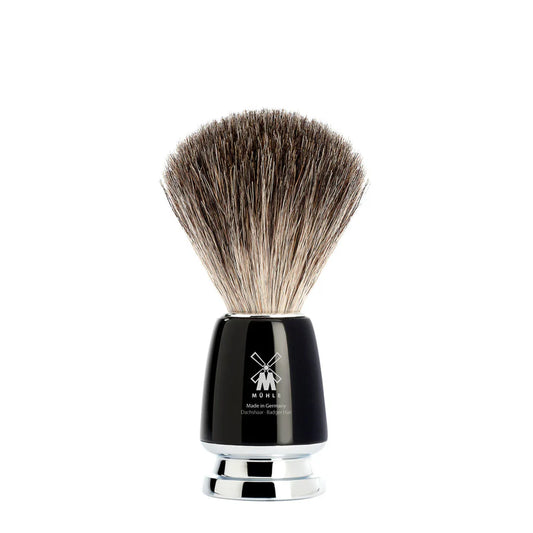 Pure Badger Shaving Brush in Black