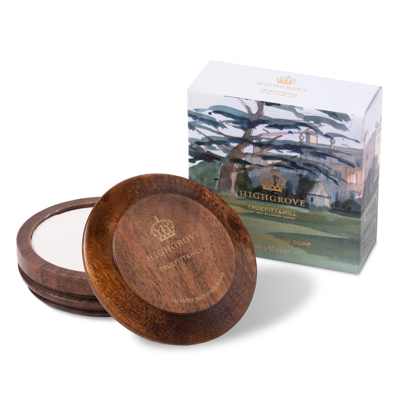 "Highgrove" ~  Luxury Shaving Soap in Wooden Bowl