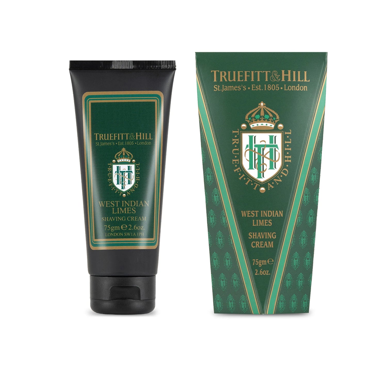 West Indian Limes Shaving Cream Tube by Truefitt and Hill ~ 75ml