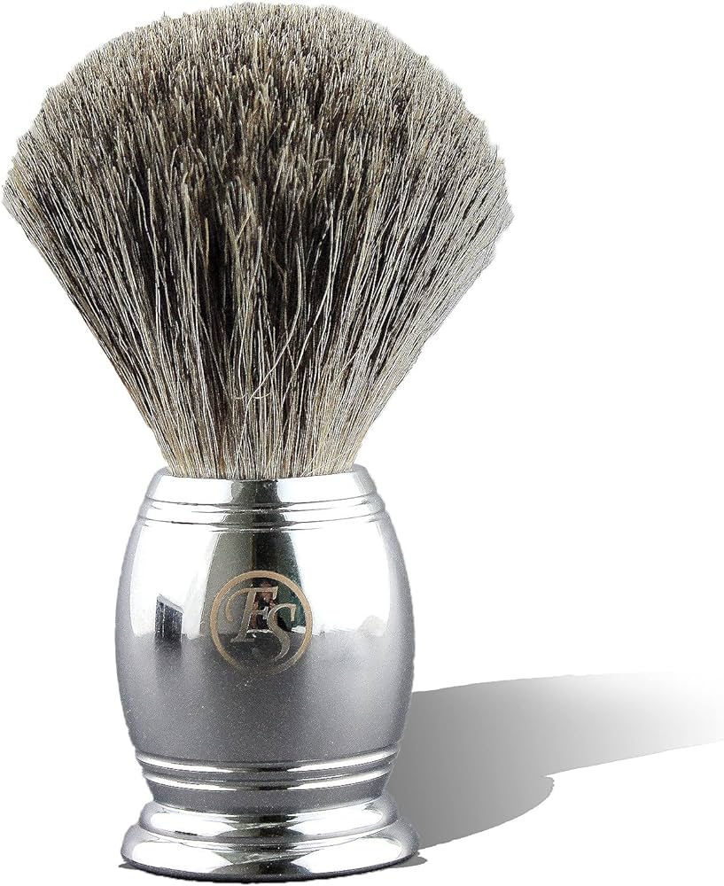 3 Piece Chrome Shaving Set