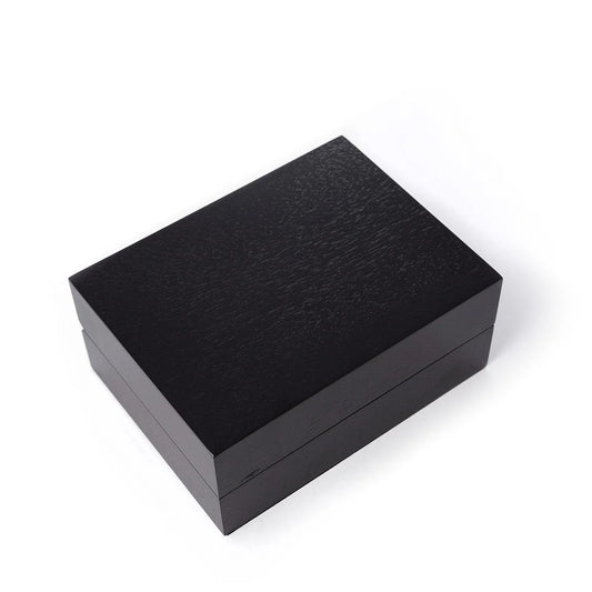 Taylors Wooden Gift Box ~ Black Resin Badger Brush and Shave Cream
