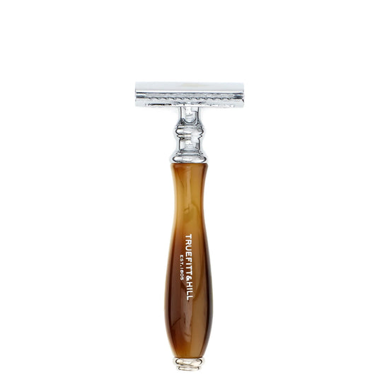 Double Edge Safety Razor with Horn Handle