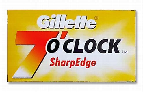 7 O Clock Double Edge Razor Blades (pack of 5)