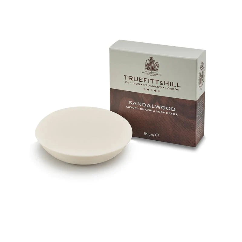 Truefitt and Hill ~ Sandalwood Shaving Soap in Wooden Bowl (or Refill) ~  99g