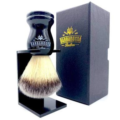 Synthetic Shaving Brush with Stand